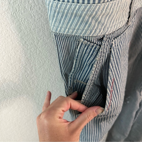 NWT Free People Motor City Striped Jumpsuit SZ L - Picture 3 of 11